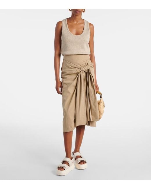 Hogan Natural H680 Leather Sandals