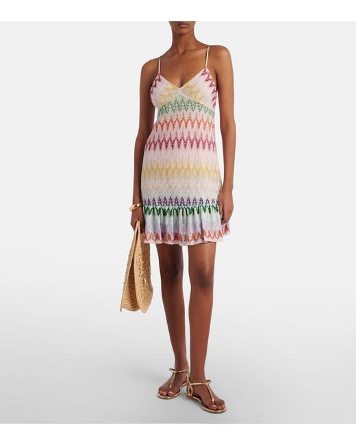 Missoni Red Lame Minidress