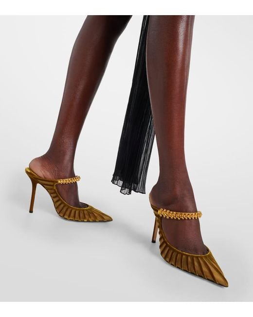 Jimmy Choo Metallic Bing 100 Mules