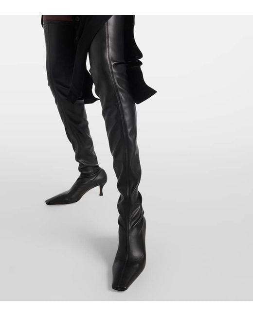 Botas Mosqueteras De Piel Sintetica Proenza Schouler de color Black