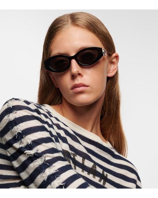 Dior Brown Cat-Eye-Sonnenbrille 30Montaigne B6I