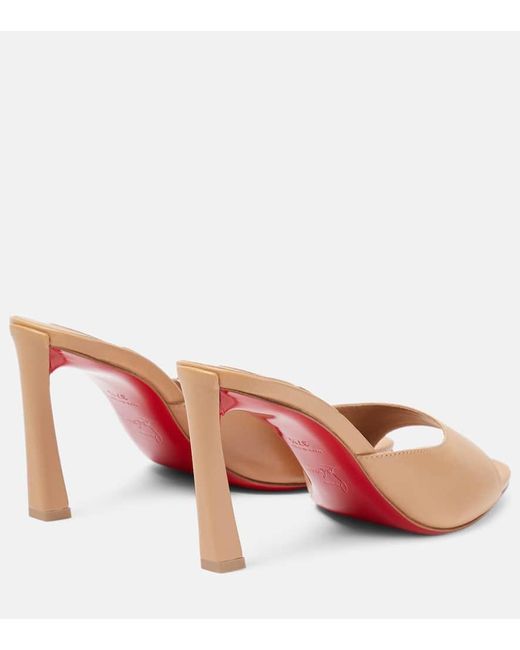 Christian Louboutin Condora Mule 55 Mule Sandals in Silver | In-Store Only main image 1