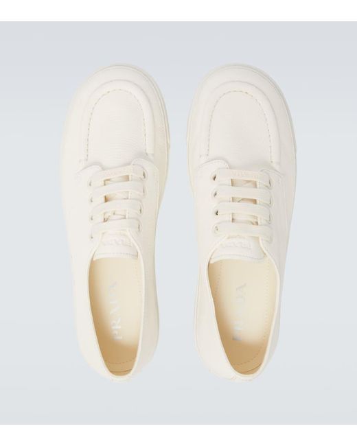 Zapatillas De Ante Prada de hombre de color White