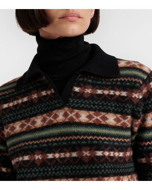 Vince Black Argyle Sweater