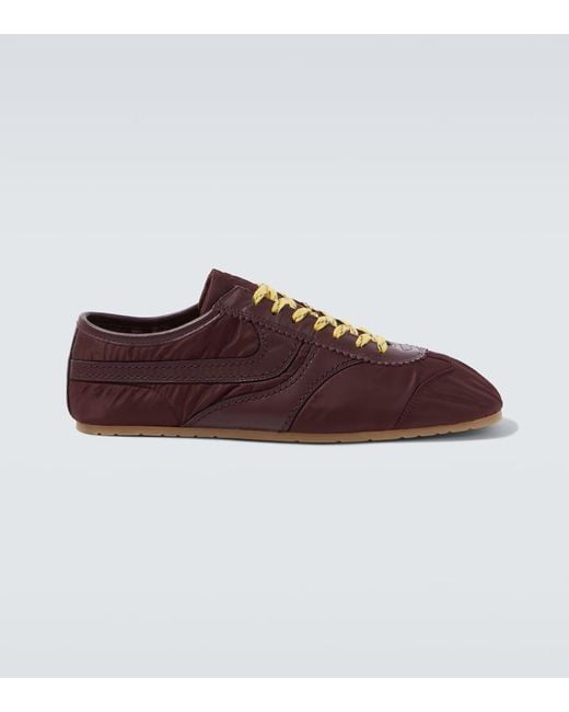 Dries Van Noten Sneakers Mit Leder in Brown für Herren