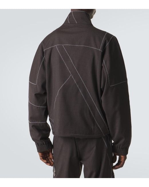 Kiko Kostadinov Brown Fosco Virgin Wool Jacket for men