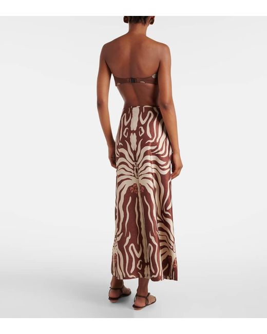 Johanna Ortiz Keel Gathered Maxi Skirt
