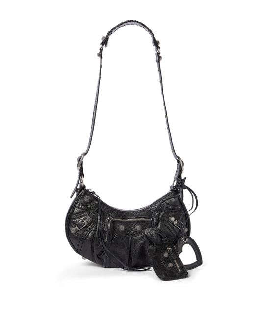 Balenciaga Le Cagole Small Leather Shoulder Bag in Black | Lyst Canada