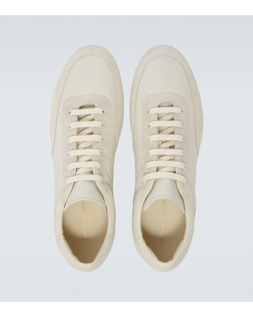 Common Projects Sneakers Driving Aus Leder Und Veloursleder in White für Herren