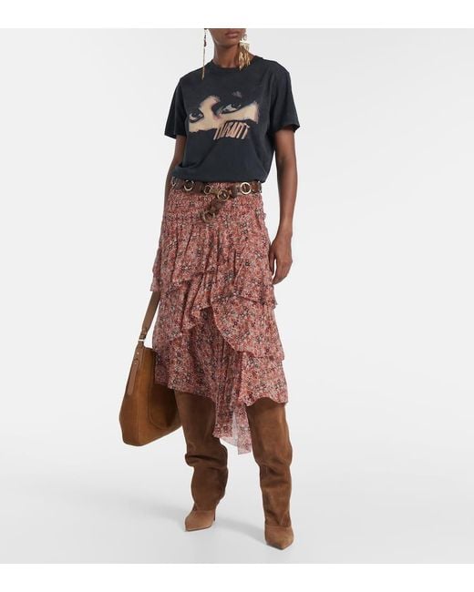 Bottes Ines 75 En Daim Paris Texas en coloris Brown