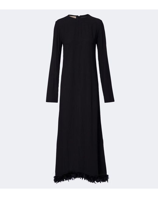 Plan C Black Robe Mit Federn
