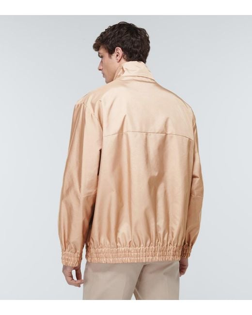 Valentino Natural Oversized Satin Jacket for men