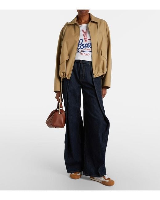 Loewe White Logo Jersey T-Shirt