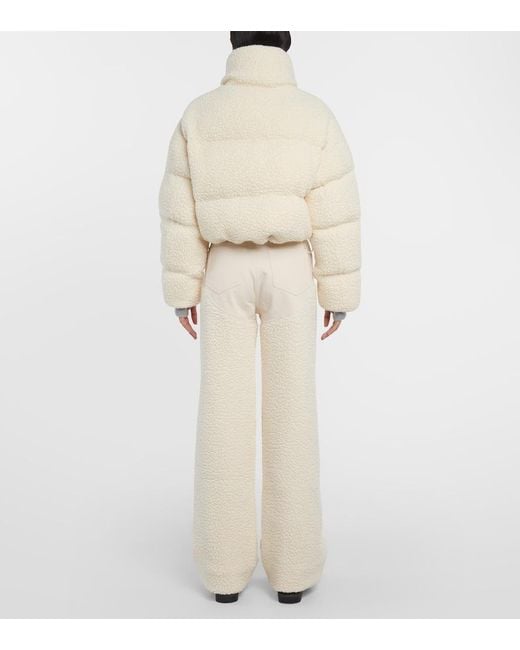 CORDOVA Natural Kozzy Cropped Wool-Blend Puffer Jacket