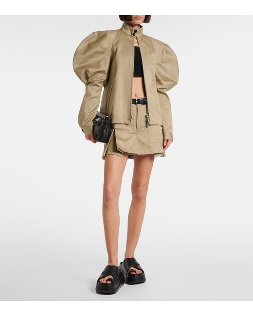 Sacai Natural Cotton Shorts