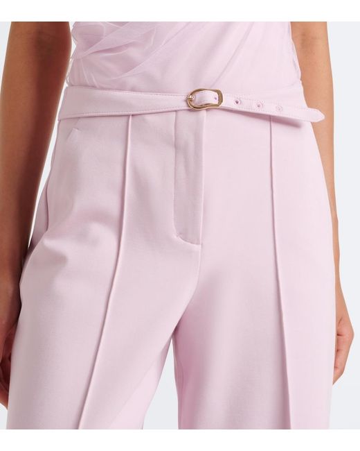 Dorothee Schumacher Pink Emotional Essence Jersey Wide-Leg Pants