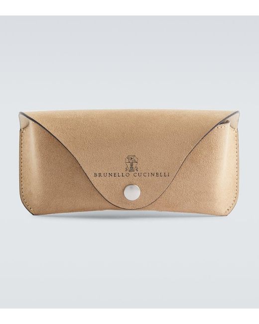 Brunello Cucinelli Brown Jared Square Sunglasses for men