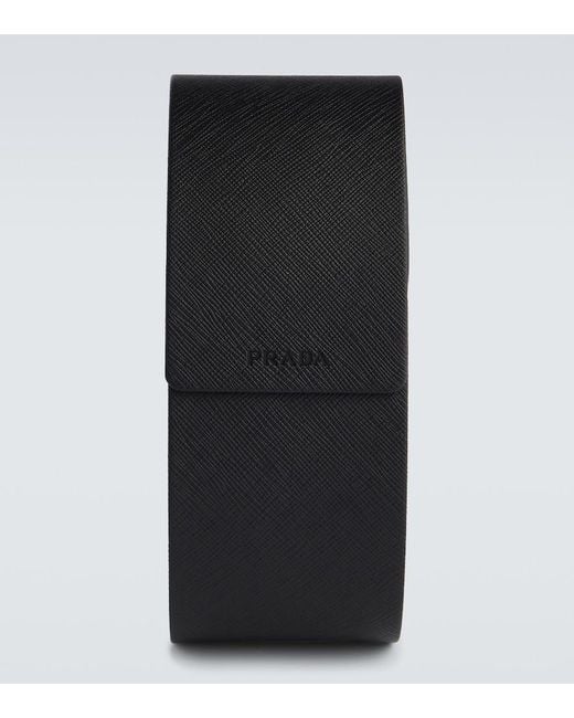 Prada Blue Rectangular Sunglasses for men
