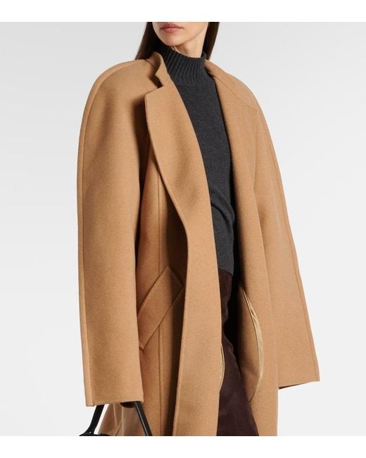 Khaite Natural Rothen Wool Coat