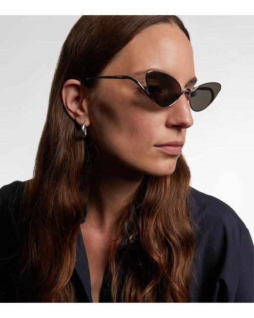 Loewe Metallic Signature Cat-Eye Sunglasses