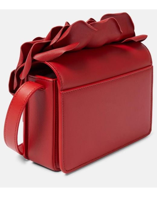 Christian Louboutin Red Loubi54 Applique Leather Crossbody Bag
