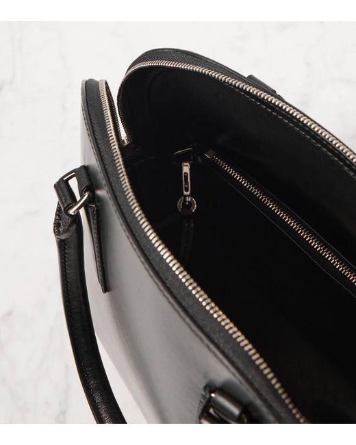 国内未入荷☆THE ROW Nina Small leather tote bag black 黒 Small Park Tote レザー製のバッグ ブラック – The Row