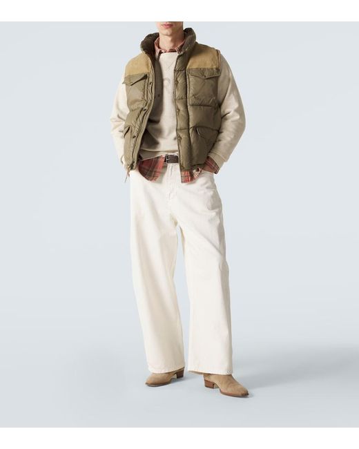 RRL Natural Logo Cotton-Blend Sweatshirt for men