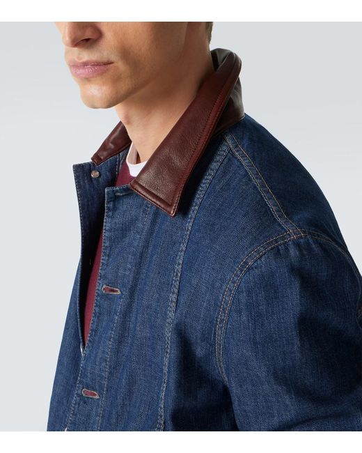 Brunello Cucinelli Blue Coats for men