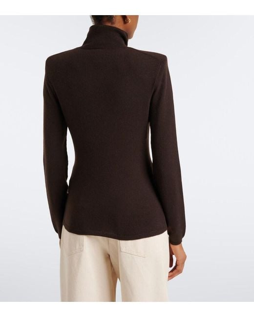Jardin Des Orangers Black Cashmere Turtleneck Sweater