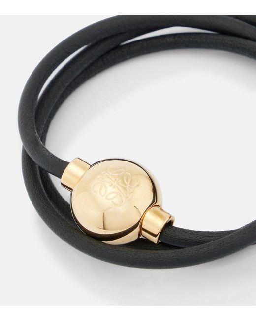 Bracciale Pebble di Loewe in Black