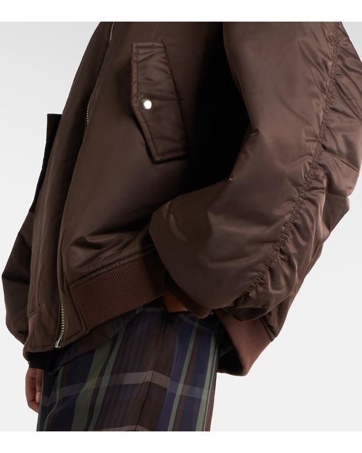 Frankie Shop Brown Astra Bomber Jacket