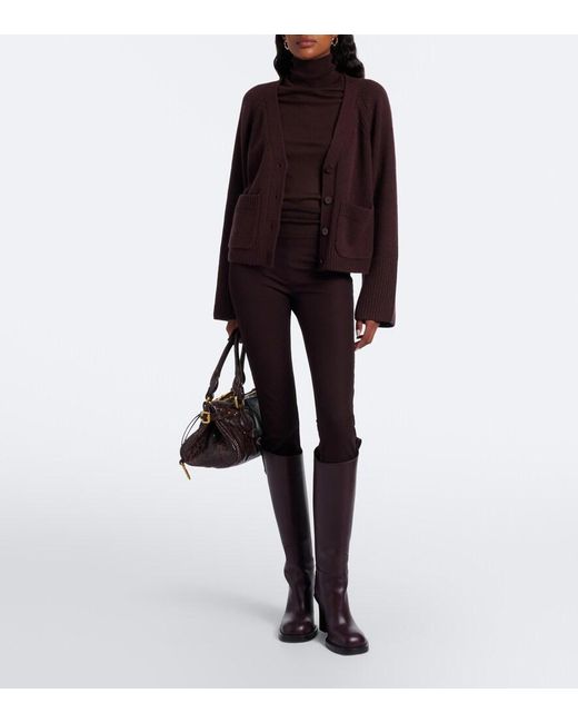Joseph Black Gabardine Leggings