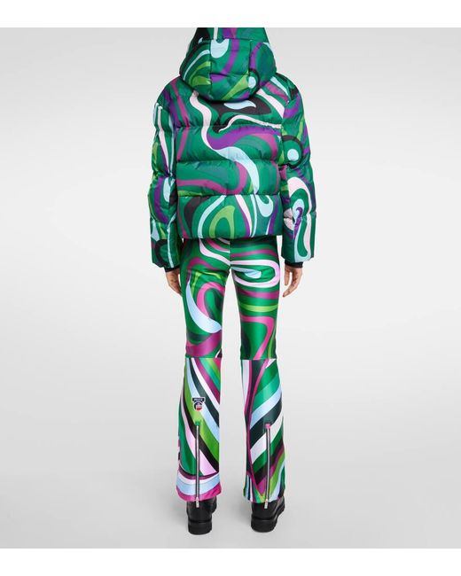 X Fusalp chaqueta de esqui cropped Emilio Pucci de color Green