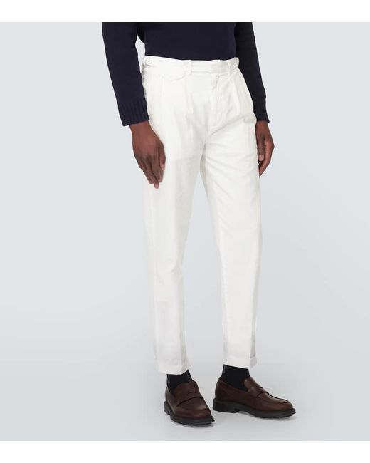 Pantalones de tenis de pana Polo Ralph Lauren de hombre de color White