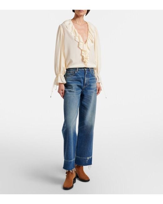 Chloé Brown Dakota Suede Biker Boots
