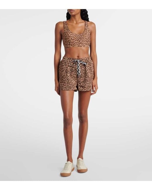 The Upside Brown Panthera Billie Running Shorts