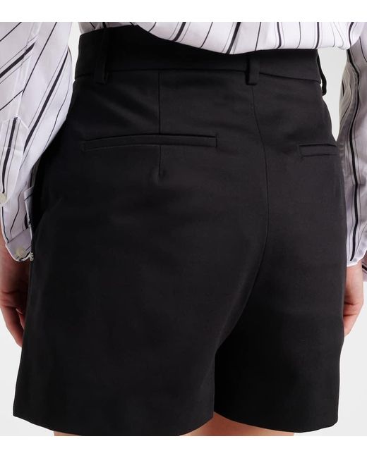 ショートパンツ SPORTMAX UNICO STRETCH GABARDINE SHORTS Stretch gabardine shorts, black | Sportmax