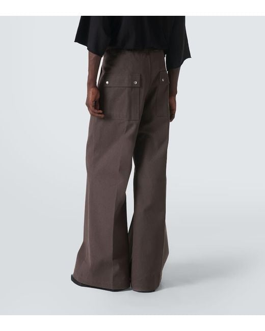 Pantalones Anchos Bela De Algodon Rick Owens de hombre de color Brown