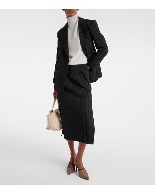 Brunello Cucinelli White Turtleneck Cashmere Sweater