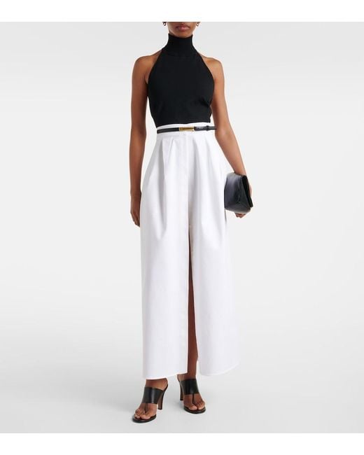 Max Mara Black Apogeo Knitted Turtleneck Bodysuit