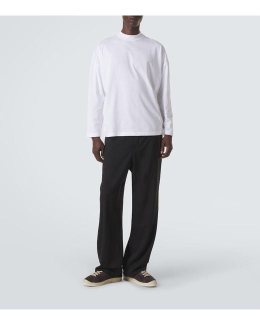 Jil Sander White Cotton T-Shirt for men