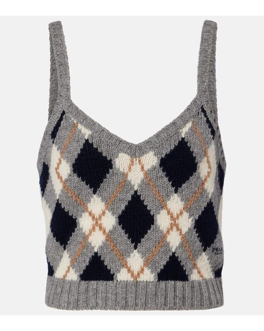 Prada Gray Tank Top