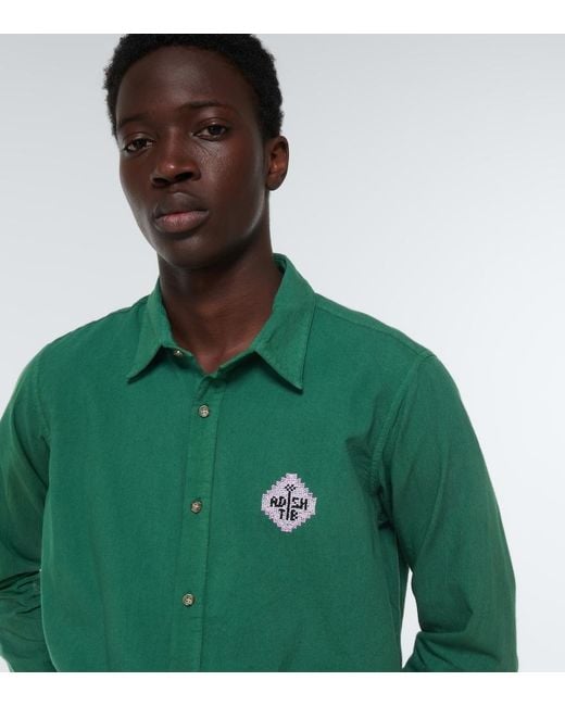 Adish Green X The Inoue Brothers Cotton Shirt for men