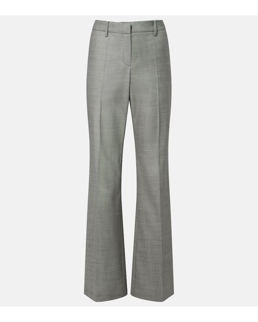 Magda Butrym Gray Wool Straight Pants