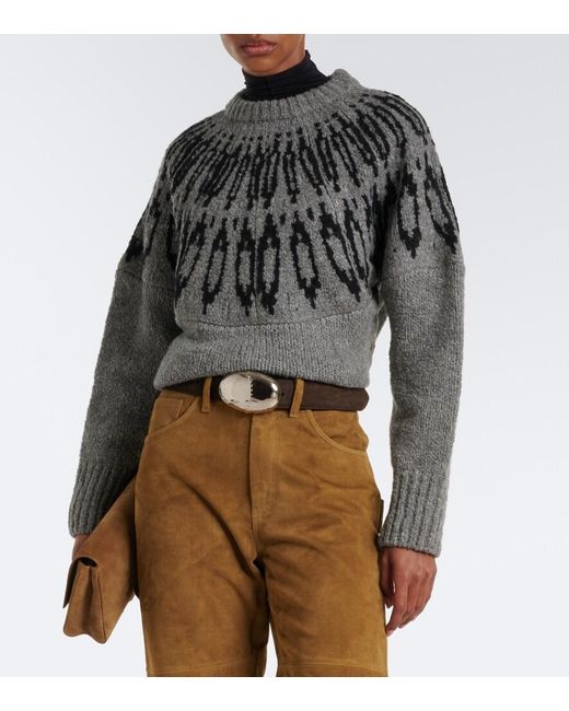 Altuzarra Gray Coleman Fair Isle Wool Sweater