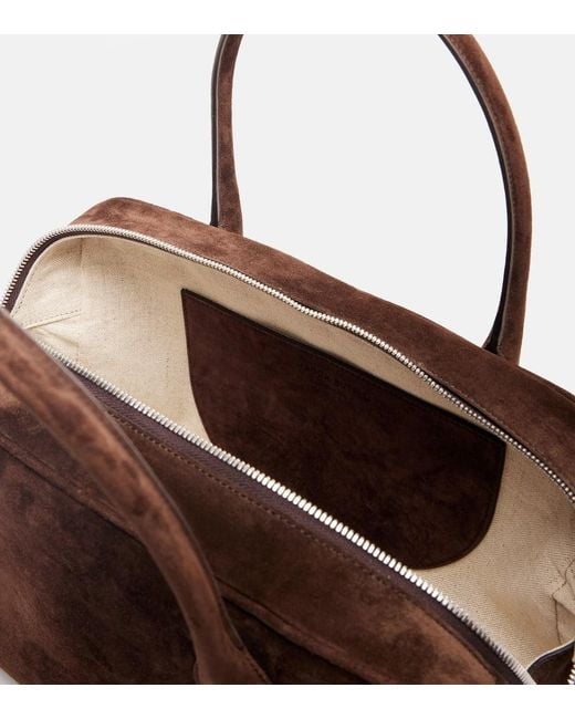 Magda Butrym Brown Brigitte Small Suede Shoulder Bag