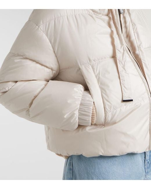 Chaqueta De Plumas The Cube Seif Max Mara de color Natural