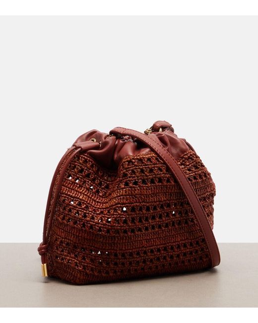 Borsa A Secchiello Mini di Chloé in Red
