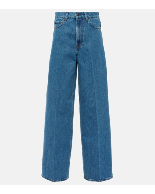 Totême  Blue Wide-leg Jeans