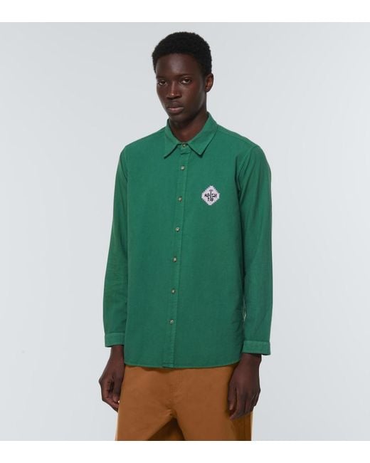 Adish Green X The Inoue Brothers Cotton Shirt for men